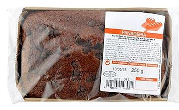 El bizcocho retirado de la venta.