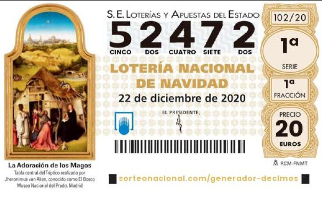 El tercer premio de la Lotería de Navidad es el 52472