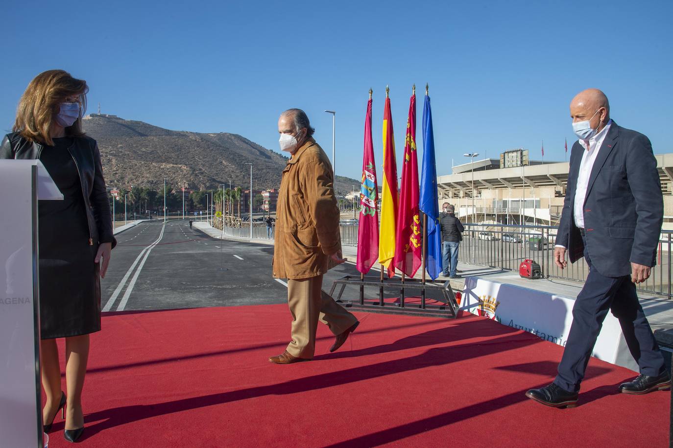 Fotos: Abre al tráfico la avenida del Cantón de Cartagena 30 años después de ser proyectada