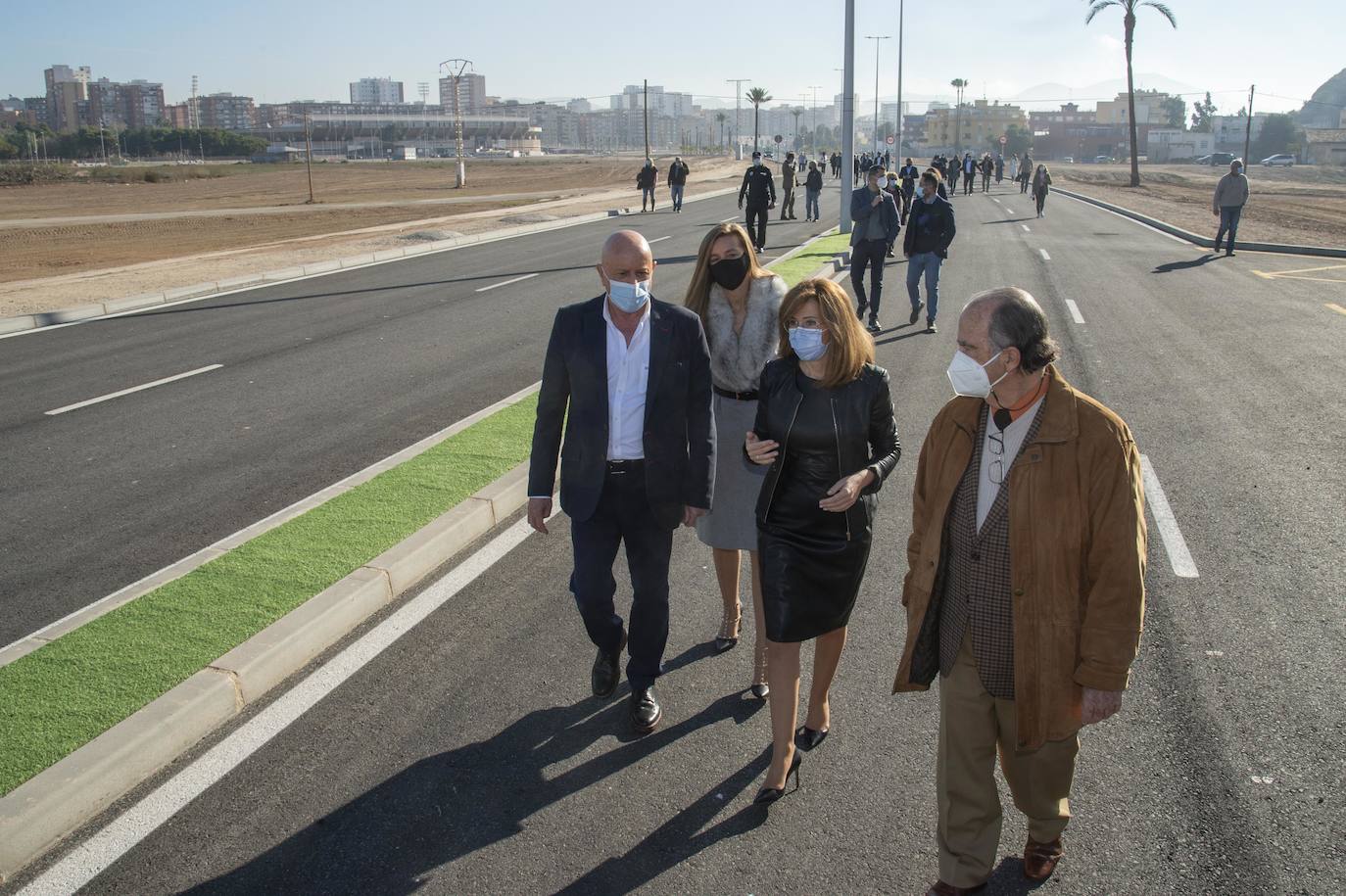 Fotos: Abre al tráfico la avenida del Cantón de Cartagena 30 años después de ser proyectada