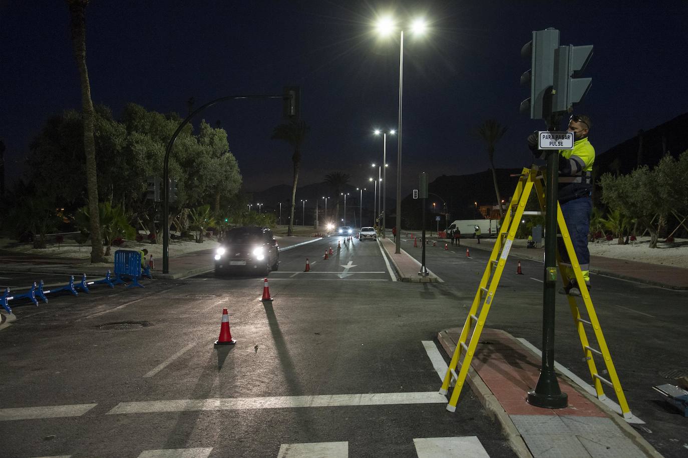 Fotos: Abre al tráfico la avenida del Cantón de Cartagena 30 años después de ser proyectada