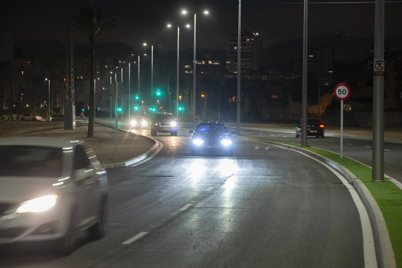 Fotos: Abre al tráfico la avenida del Cantón de Cartagena 30 años después de ser proyectada