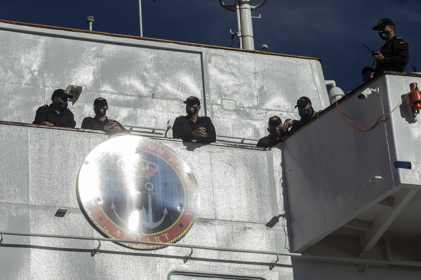 Fotos: El buque &#039;Hespérides&#039;, de la Armada Española, sale hacia la Antártida