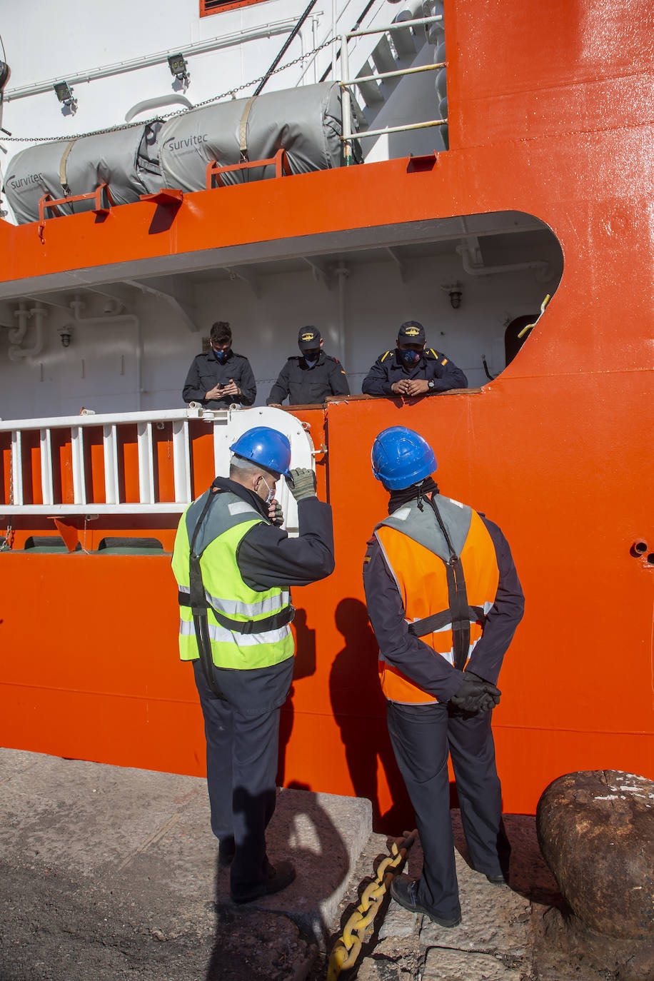 Fotos: El buque &#039;Hespérides&#039;, de la Armada Española, sale hacia la Antártida