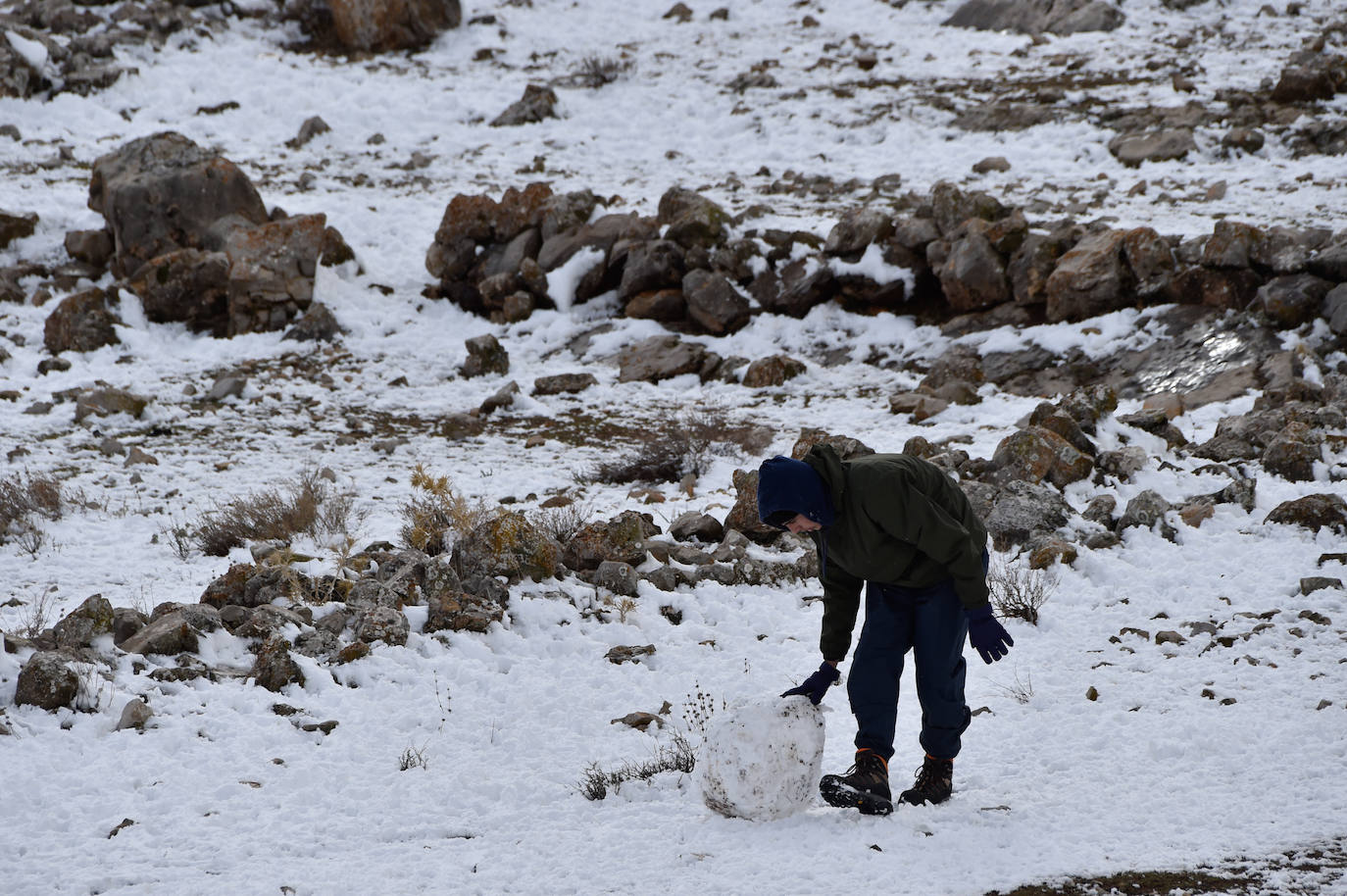 Fotos: El 2021 llega con nieve a Moratalla y Caravaca