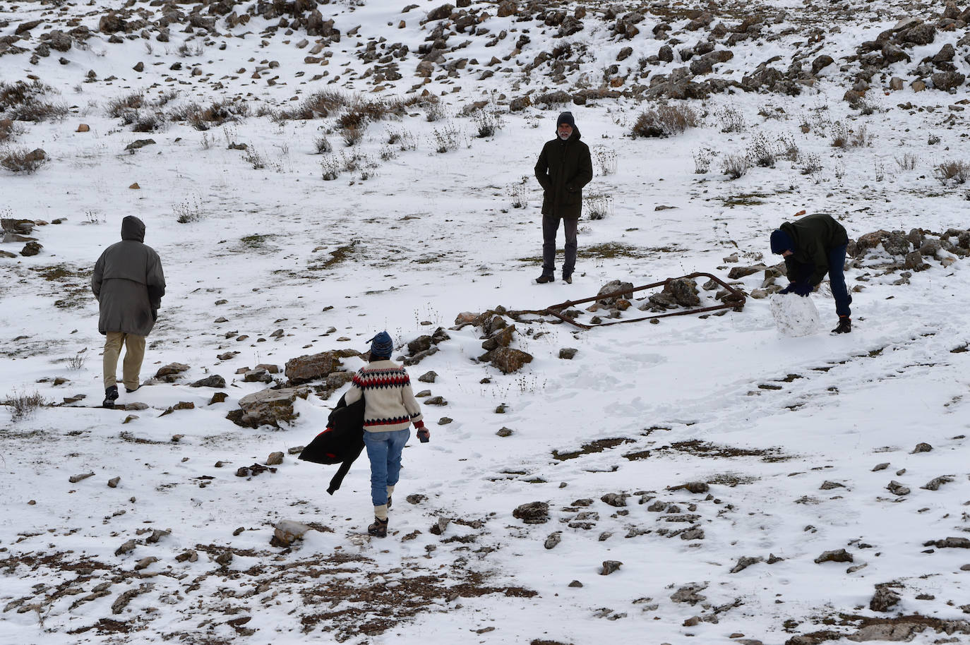 Fotos: El 2021 llega con nieve a Moratalla y Caravaca