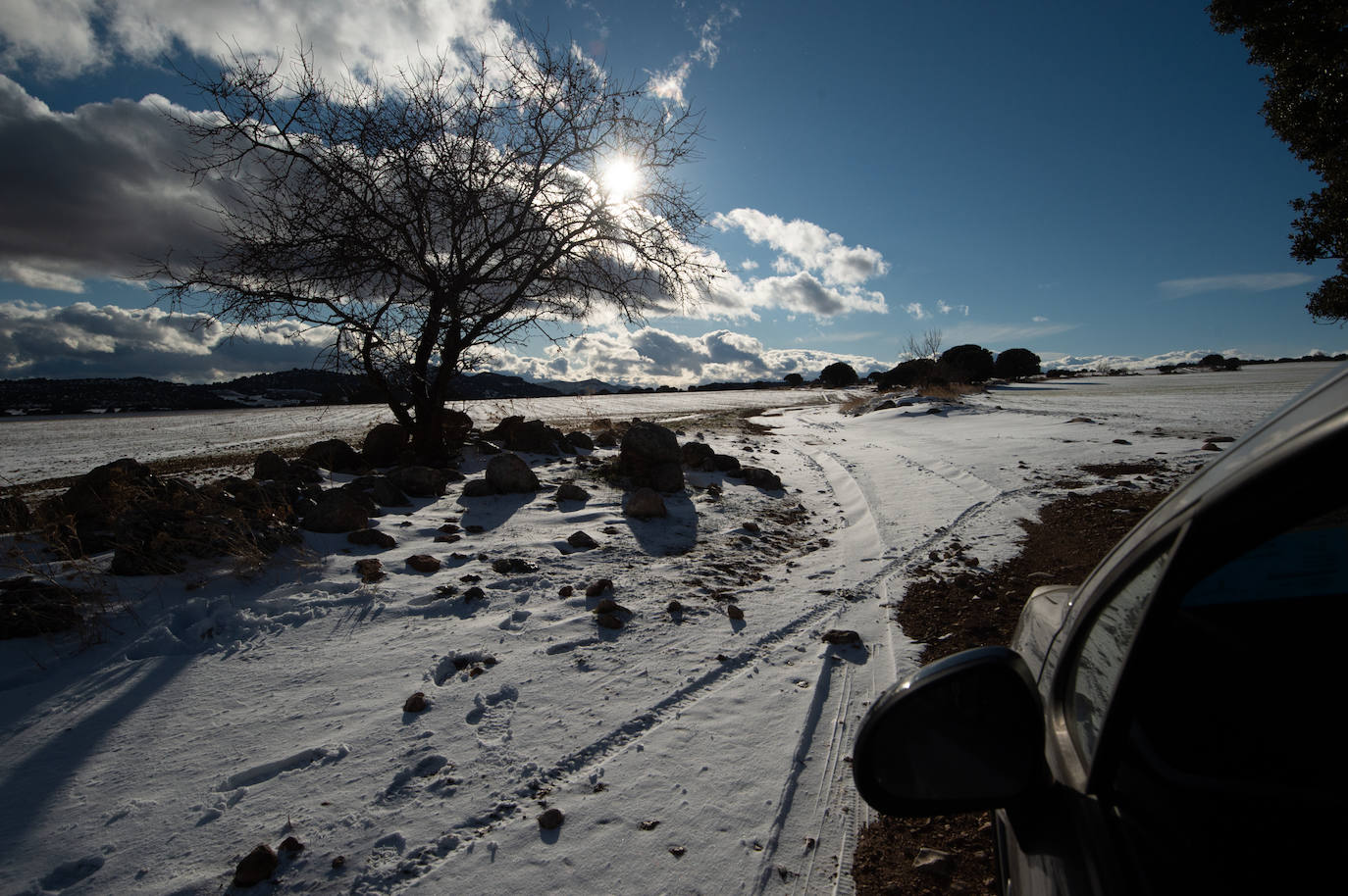 Fotos: El 2021 llega con nieve a Moratalla y Caravaca