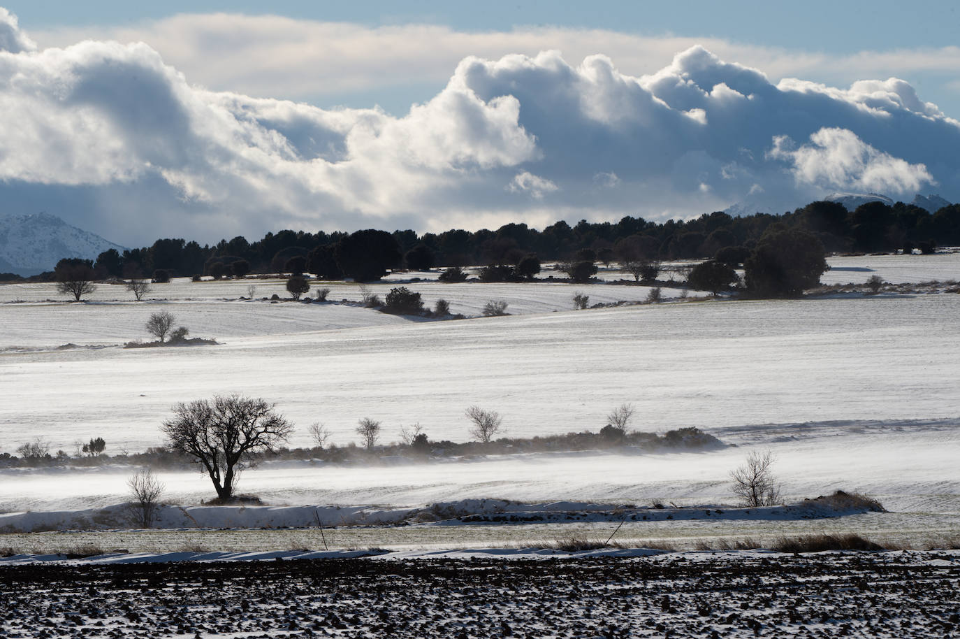 Fotos: El 2021 llega con nieve a Moratalla y Caravaca