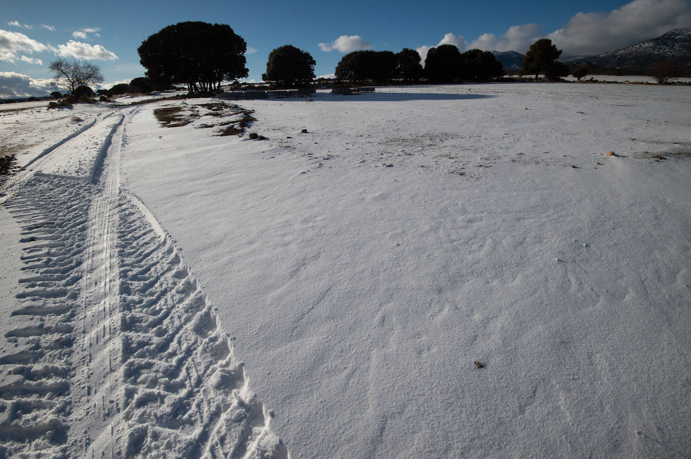 Fotos: El 2021 llega con nieve a Moratalla y Caravaca