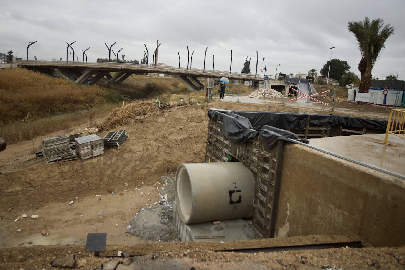 Fotos: Un nuevo colector paliará las inundaciones en el cinturón de pedanías del norte y el este de Murcia