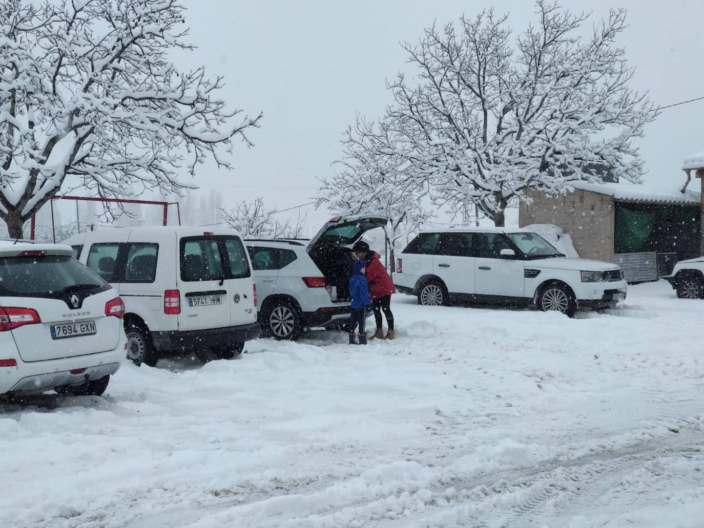 Nieve en Campo de San Juan, Caravaca. 