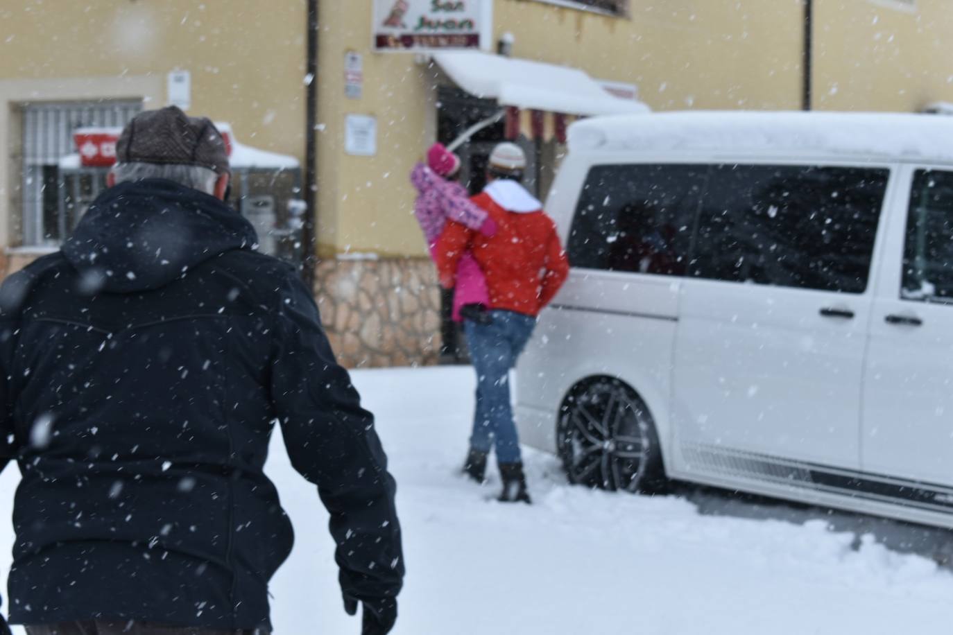 Nieve en Campo de San Juan, Caravaca. 