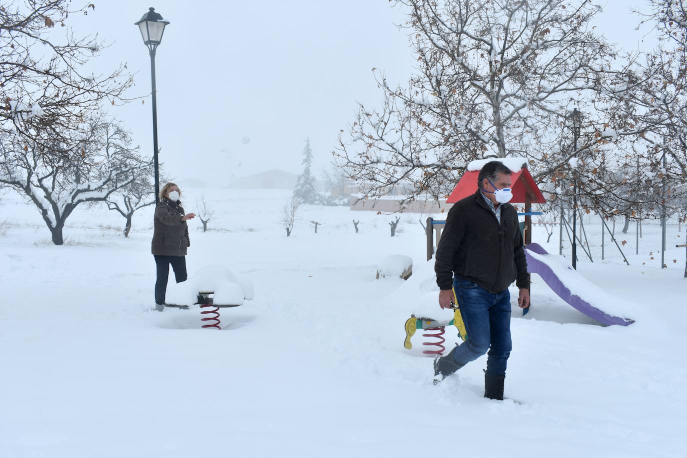 Fotos: La nieve pinta de blanco el Noroeste de la Región de Murcia