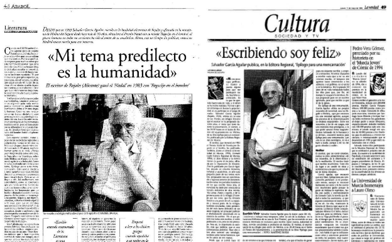 03/10/199711/05/1995«Escribir estando enamorado de la literatura es una gran ventaja», reconocía. Murió en 2005 a los 80 años, tras una vida de «entrañable autenticidad».