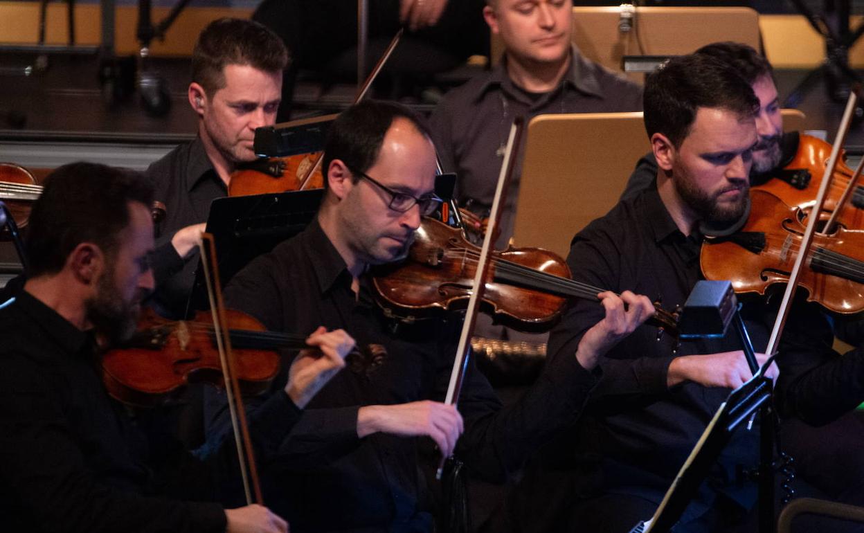 Un concierto de la Orquesta Sinfónica de la Región de Murcia, en una imagen de archivo. 