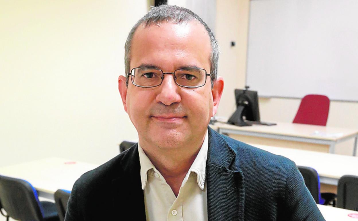 Antonio Guirao, el viernes en el campus de Espinardo. 