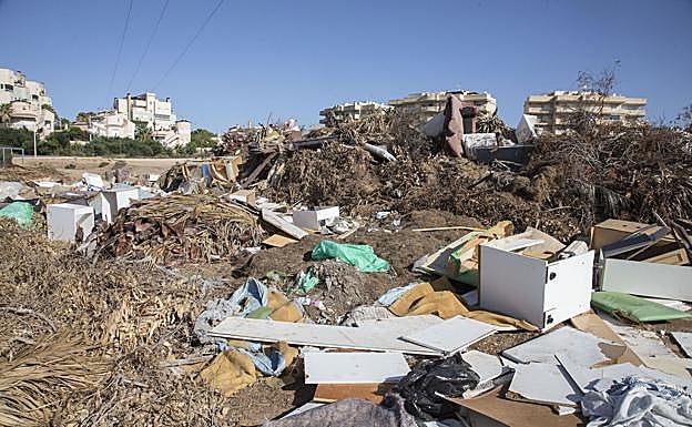 Vertedero en Cabo de Palos. 