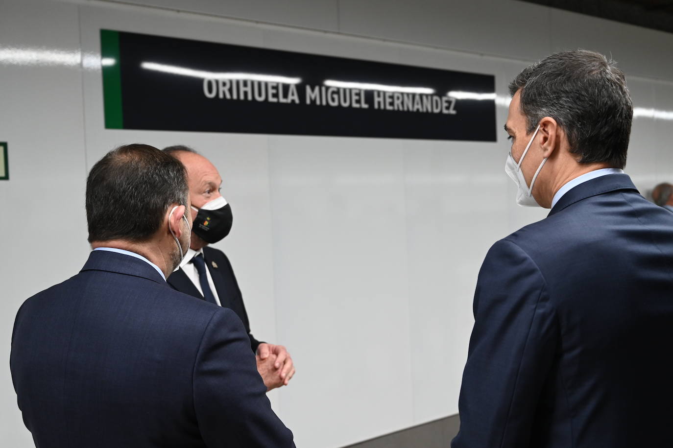 Fotos: Inauguración de la línea de AVE Orihuela-Madrid que contó con la presencia de Pedro Sánchez