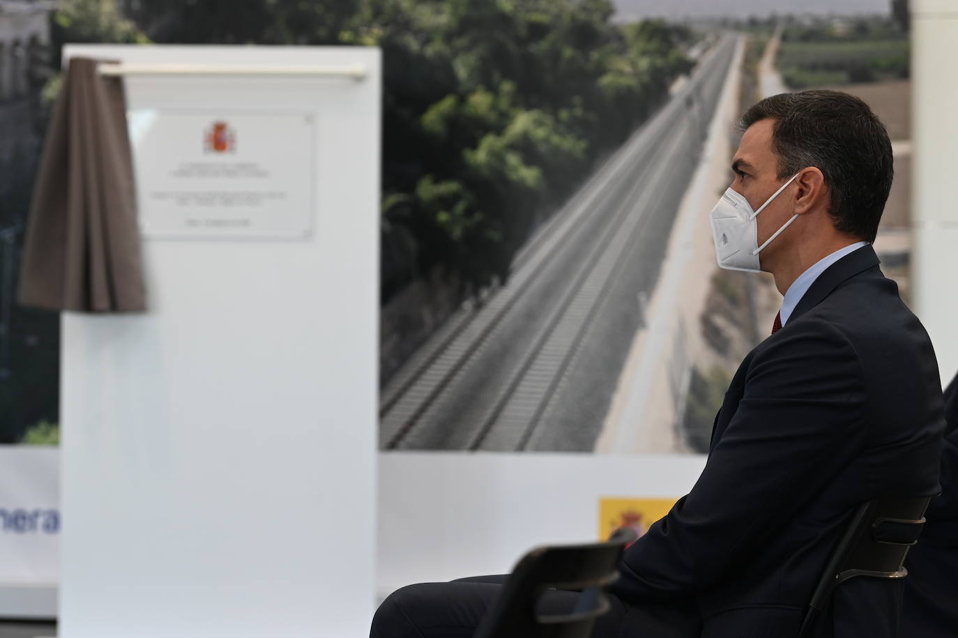 Fotos: Inauguración de la línea de AVE Orihuela-Madrid que contó con la presencia de Pedro Sánchez