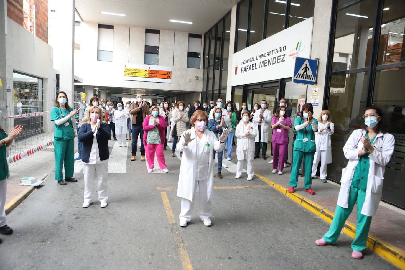 Fotos: Quinto días de protestas en el hospital de Lorca por los retrasos en las vacunas