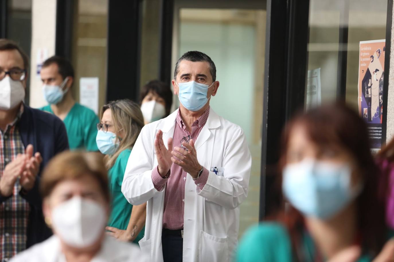 Fotos: Quinto días de protestas en el hospital de Lorca por los retrasos en las vacunas