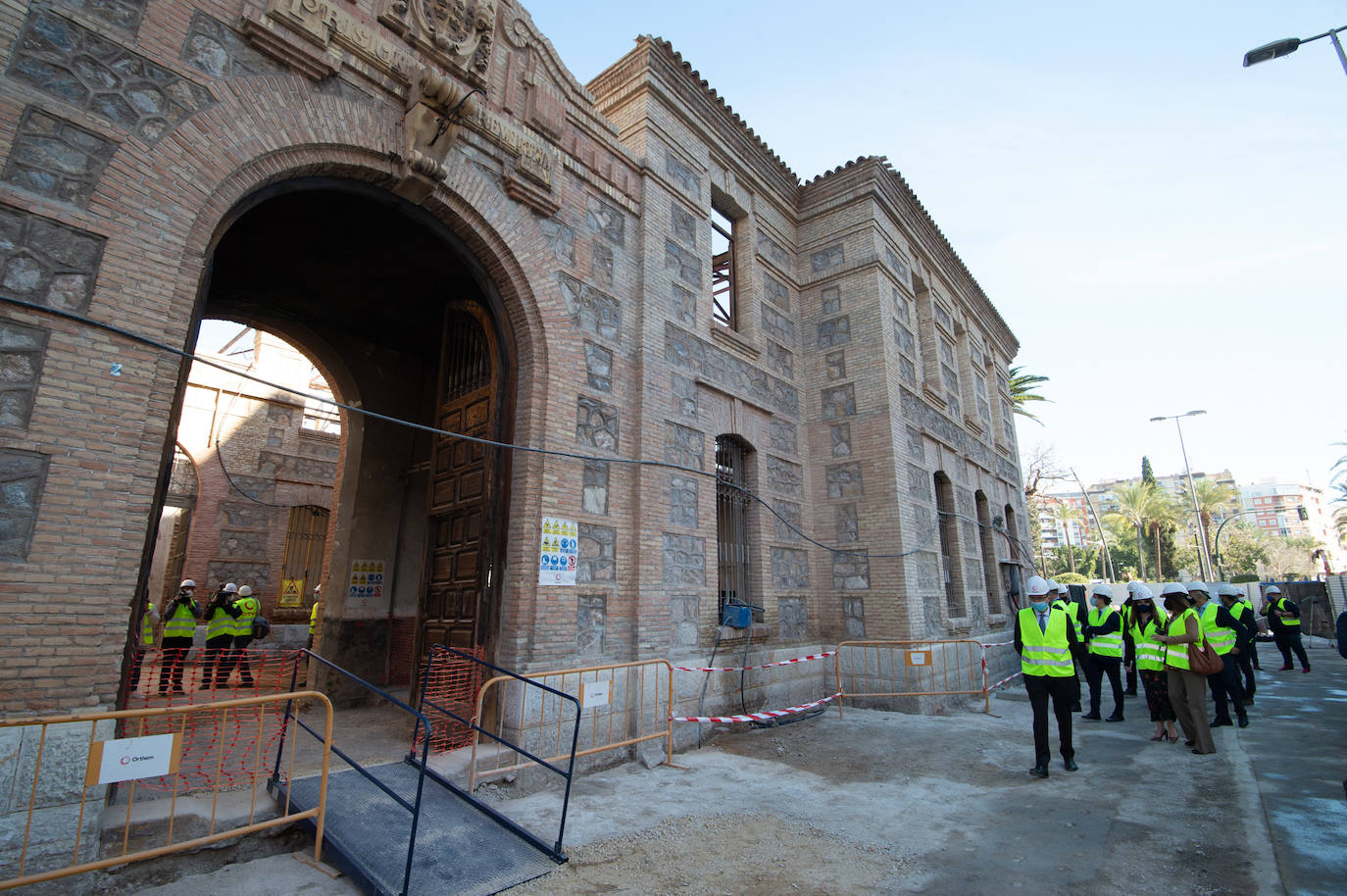 Fotos: La corporación municipal visita las obras de la Cárcel Vieja de Murcia