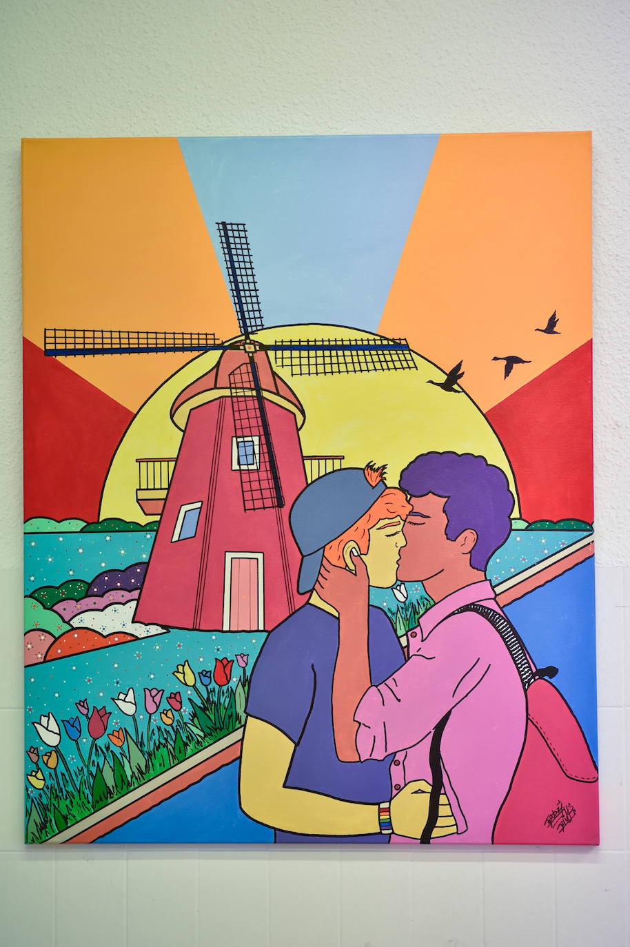 Fotos: El LAC se llena de besos para celebrar el Día de San Valentín