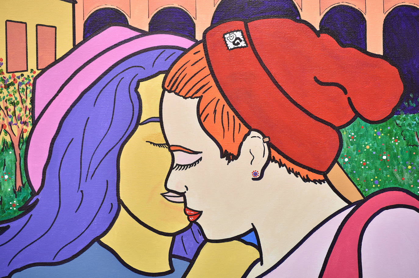 Fotos: El LAC se llena de besos para celebrar el Día de San Valentín