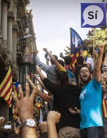 Imagen secundaria 2 - Varios momentos de la jornada del 20 de septiembre de 2017.