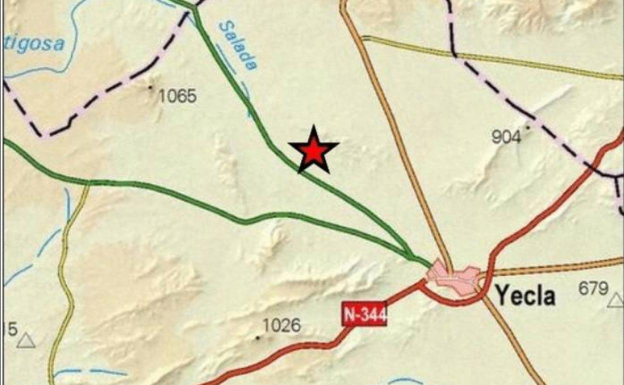 Un pequeño seísmo de 1,6 grados hace temblar ligeramente Yecla