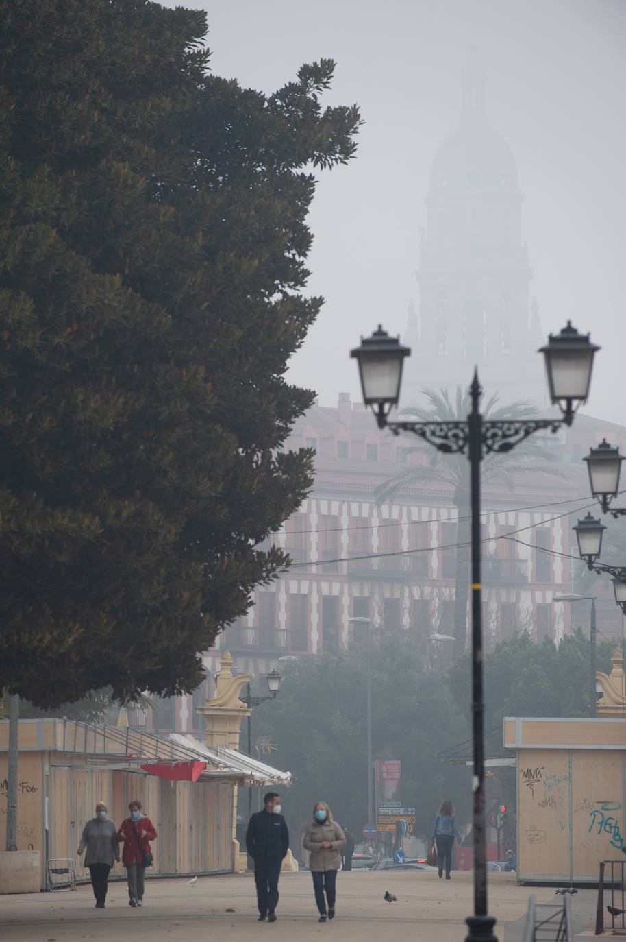 Fotos: Murcia amanece cubierta de niebla