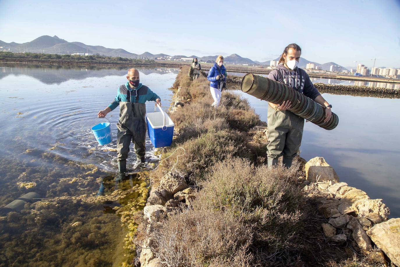 Fotos: 2.000 fartets viajan de La Manga a Calblanque