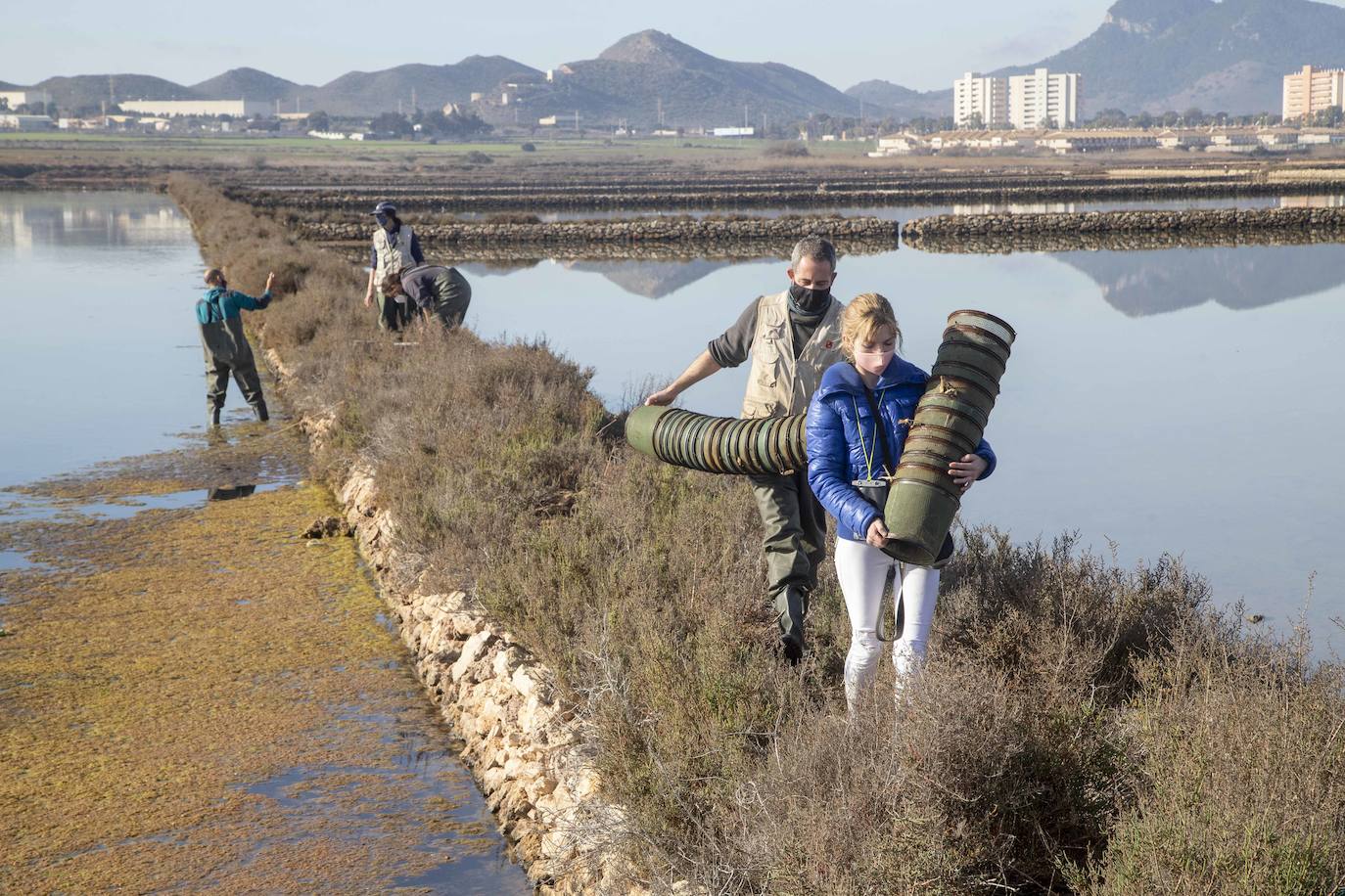 Fotos: 2.000 fartets viajan de La Manga a Calblanque