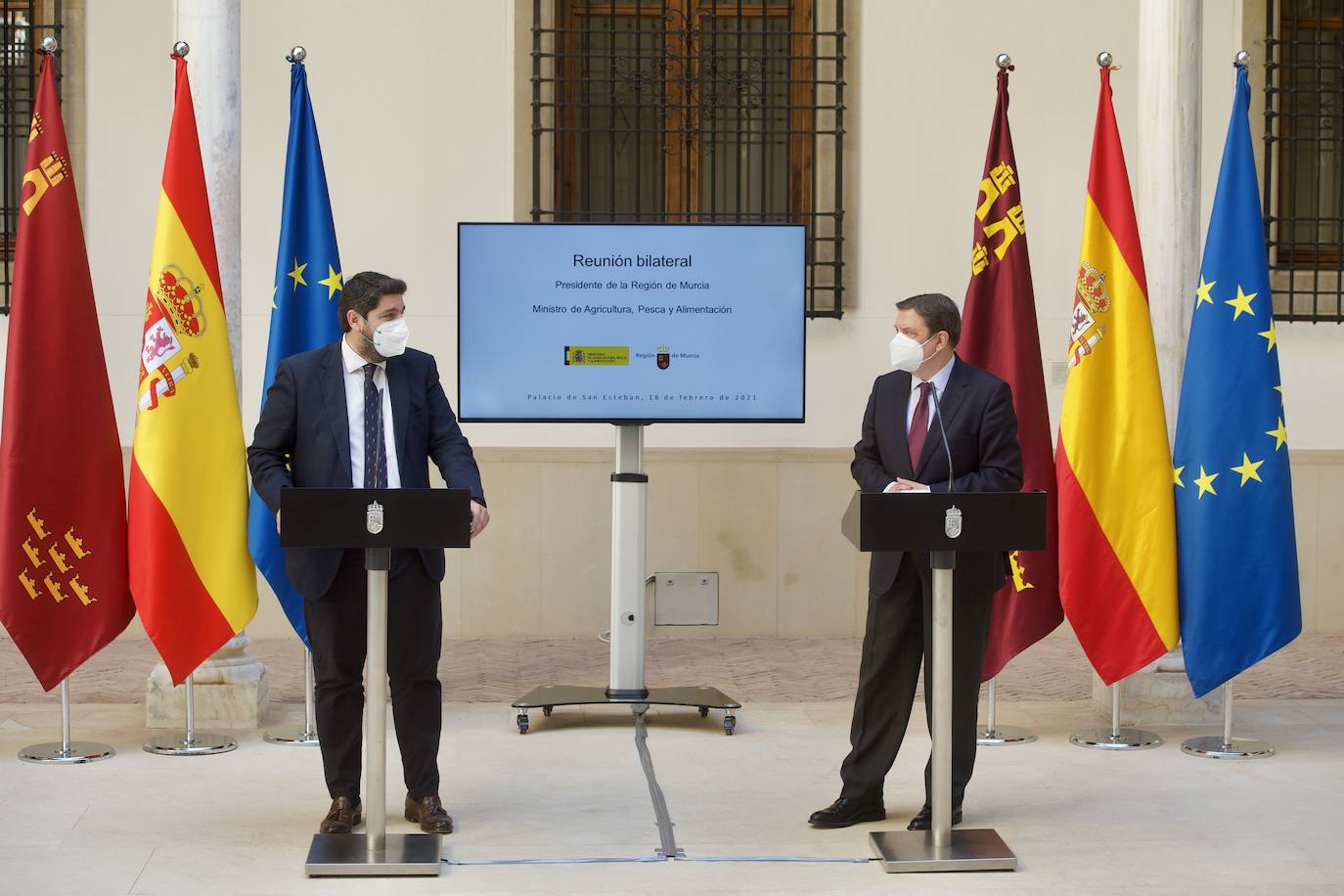 Fotos: Luis Planas visita la Región