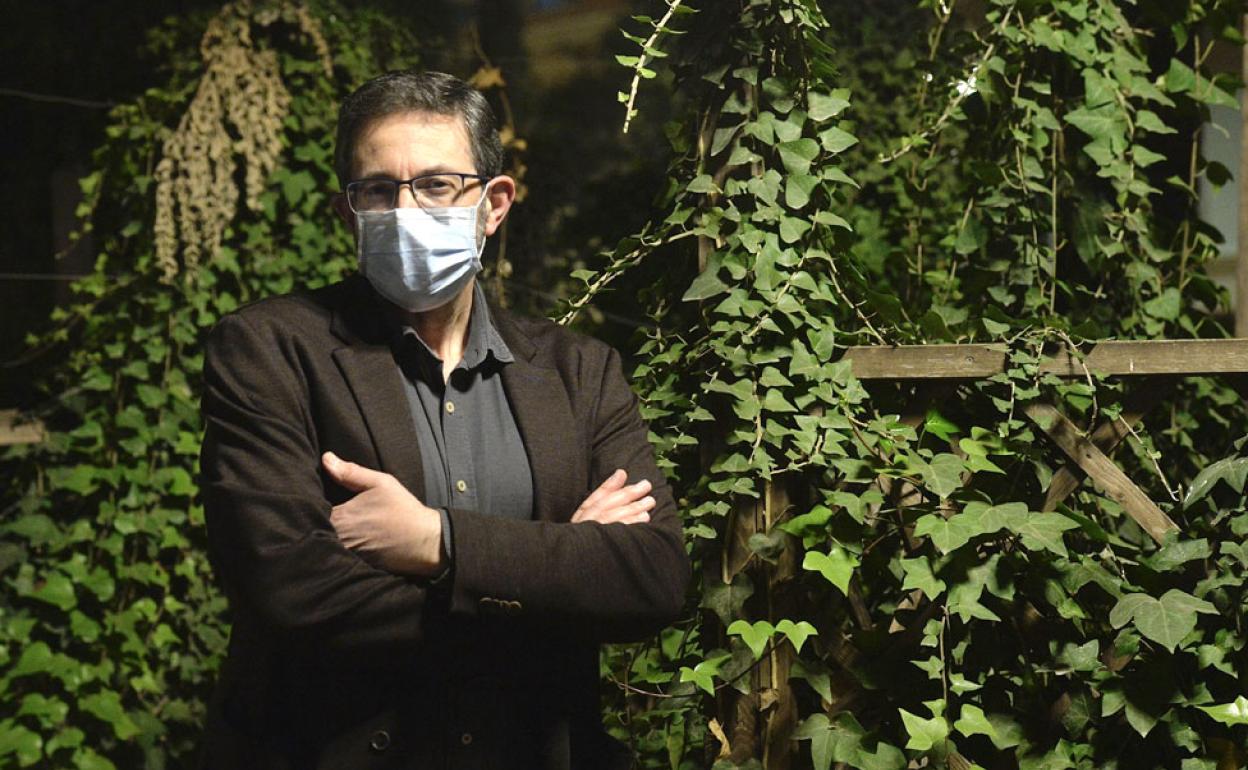 Asensio López Santiago, ayer en Murcia. 