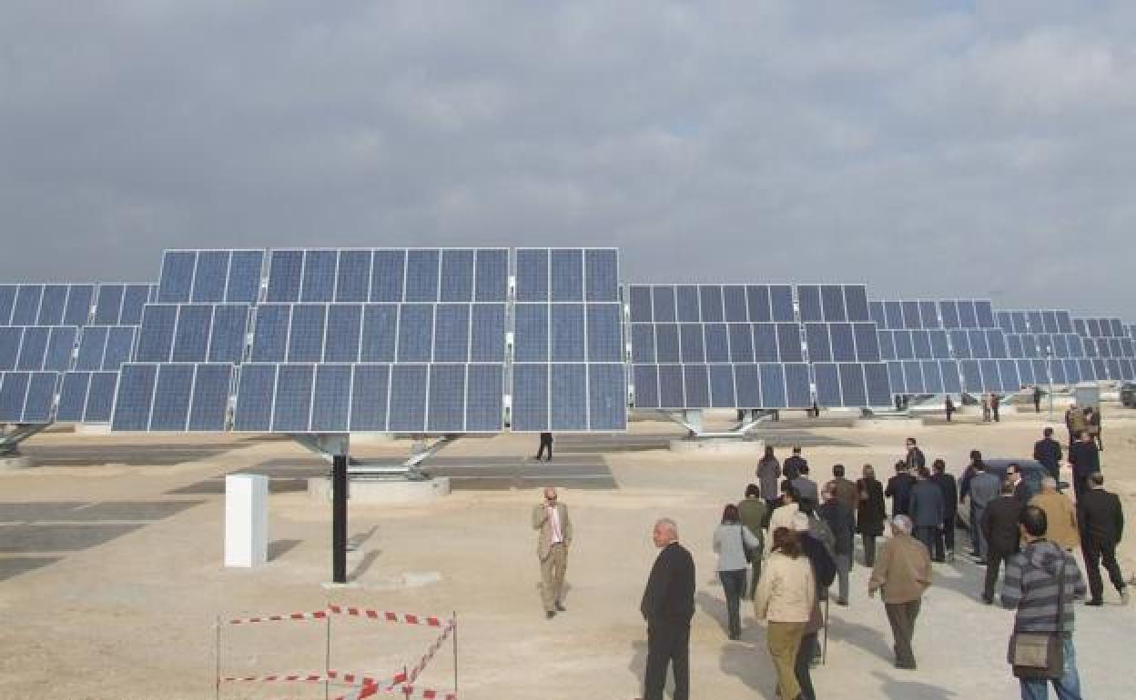 Un huerto solar de Soltec en Molina, en una fotografía de archivo.