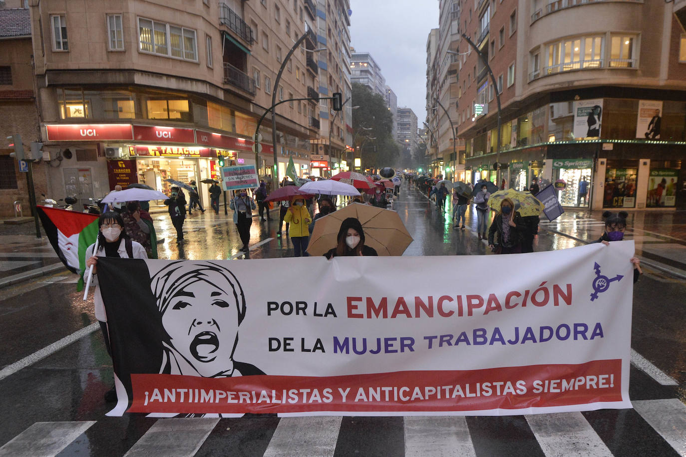 Fotos: Manifestación en Murcia por el Día de la Mujer