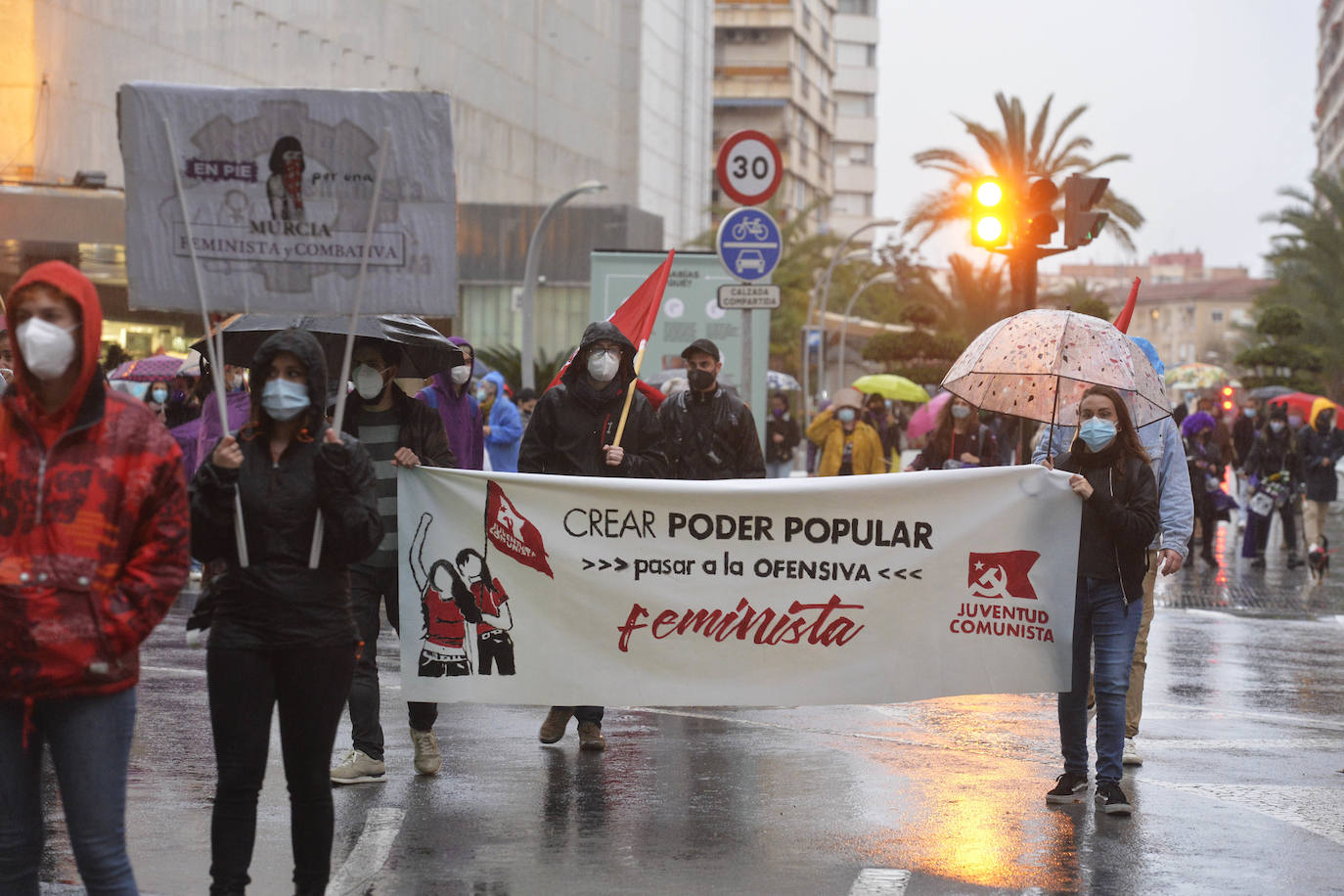 Fotos: Manifestación en Murcia por el Día de la Mujer