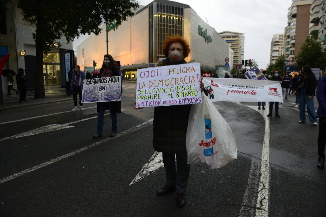 Fotos: Las manifestaciones por el 8-M en Murcia