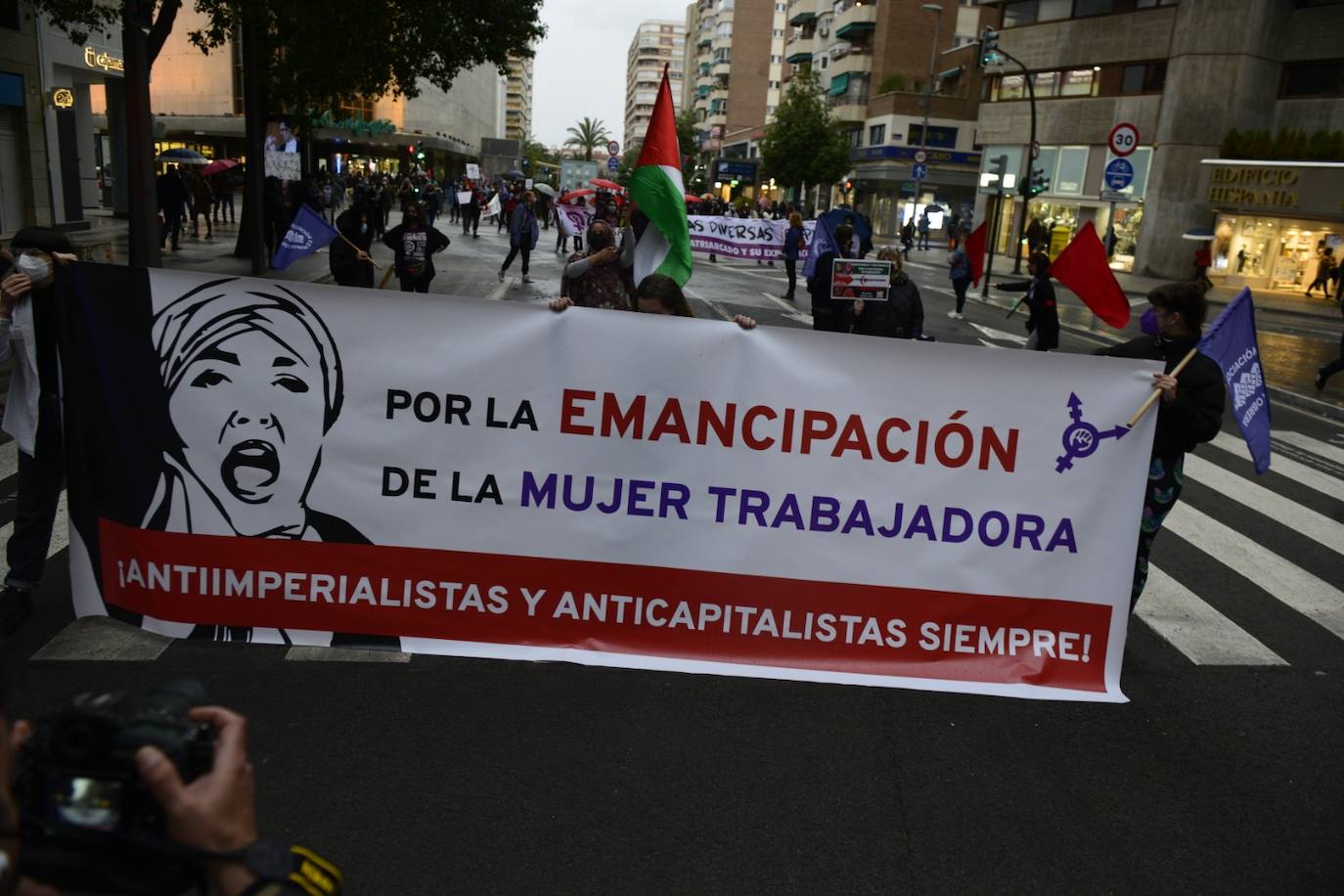 Fotos: Las manifestaciones por el 8-M en Murcia