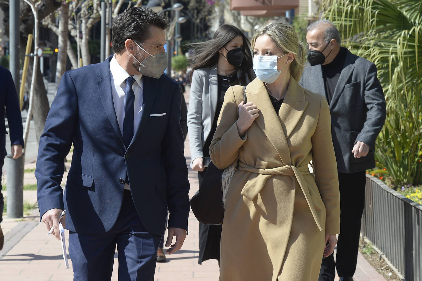 Fotos: Ana Martínez Vidal explica la moción de censura presentada junto al PSOE