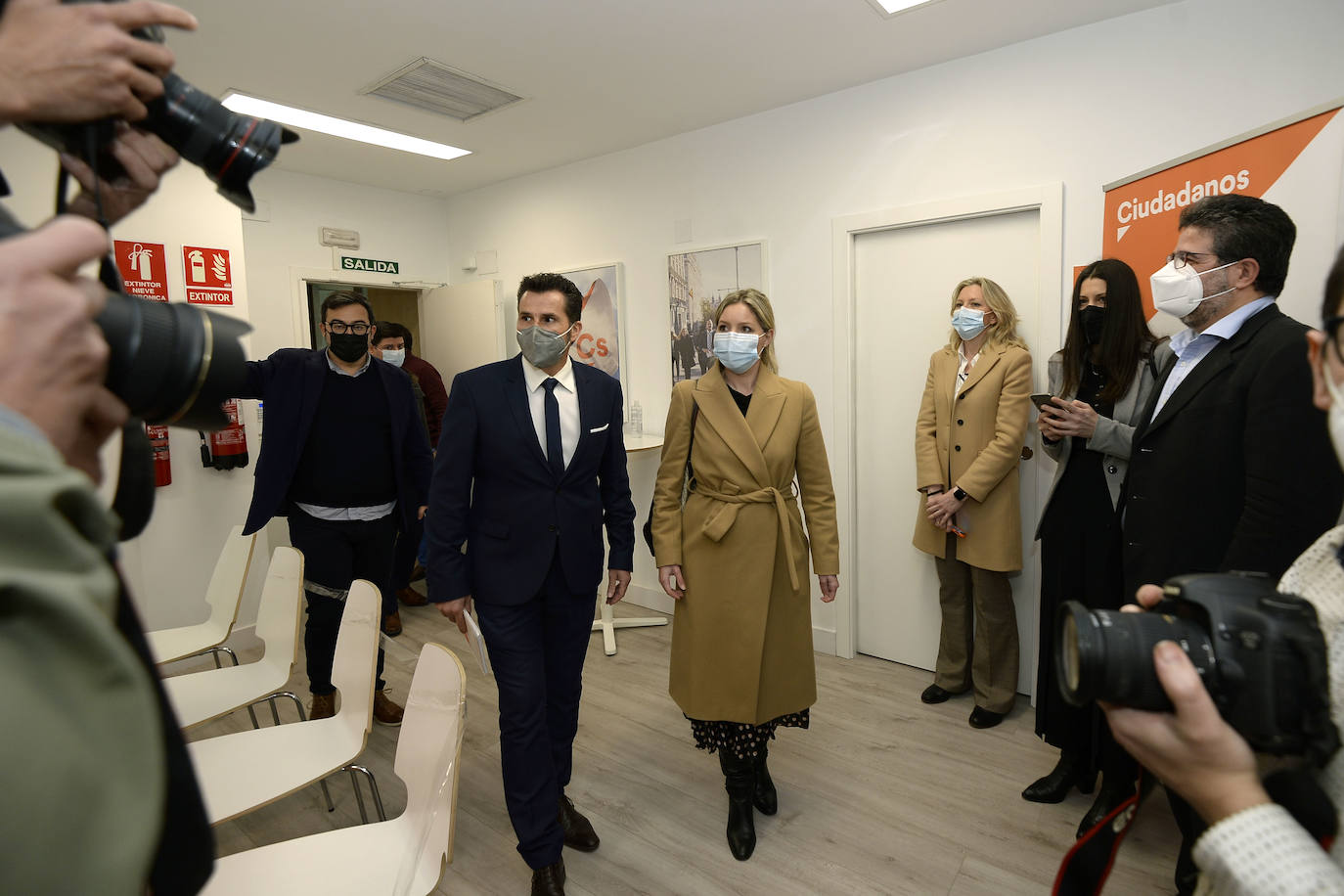 Fotos: Ana Martínez Vidal explica la moción de censura presentada junto al PSOE