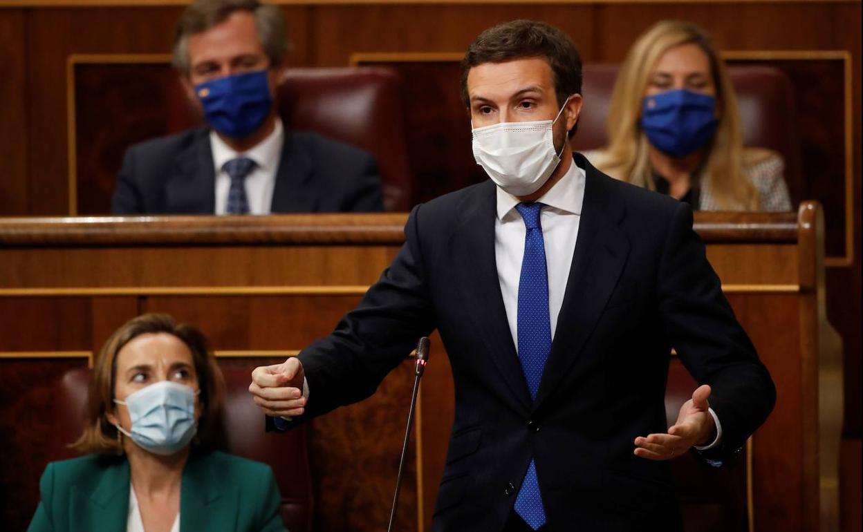 Pablo Casado, líder del PP a nivel nacional, en una foto de archivo.