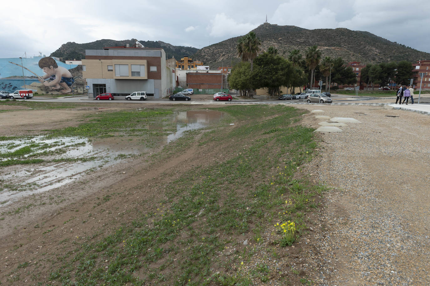 Fotos: El Plan Rambla «supera» el primer examen de inundabilidad tras la construcción del vial