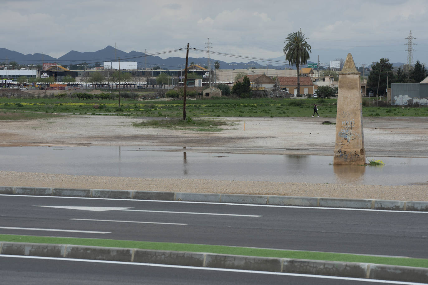 Fotos: El Plan Rambla «supera» el primer examen de inundabilidad tras la construcción del vial