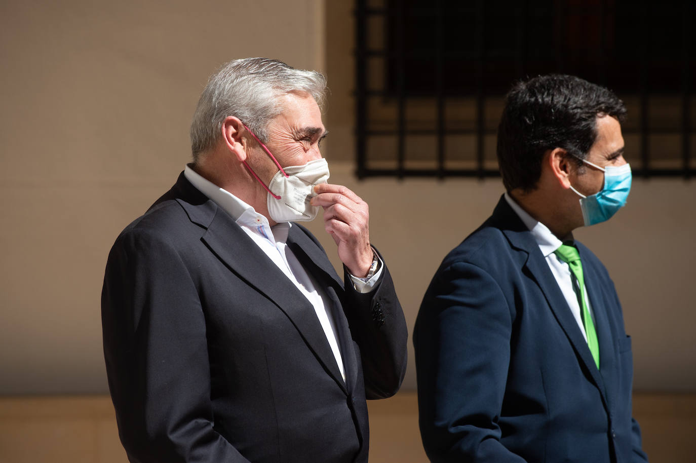 Fotos: Miras y Franco explican el acuerdo alcanzado para desactivar la moción de censura presentada por Ciudadanos y PSOE