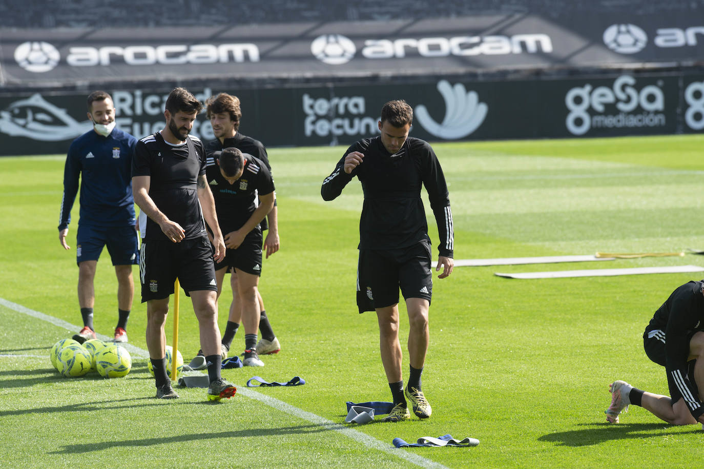 Fotos: El Cartagena se entrena para enfrentarse a la Ponferradina