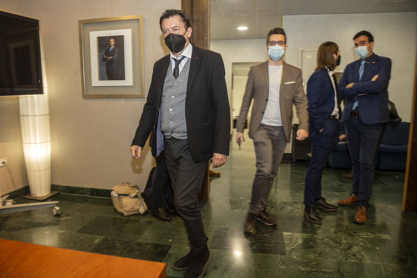 Fotos: Junta de Portavoces en la Asamblea regional, este lunes