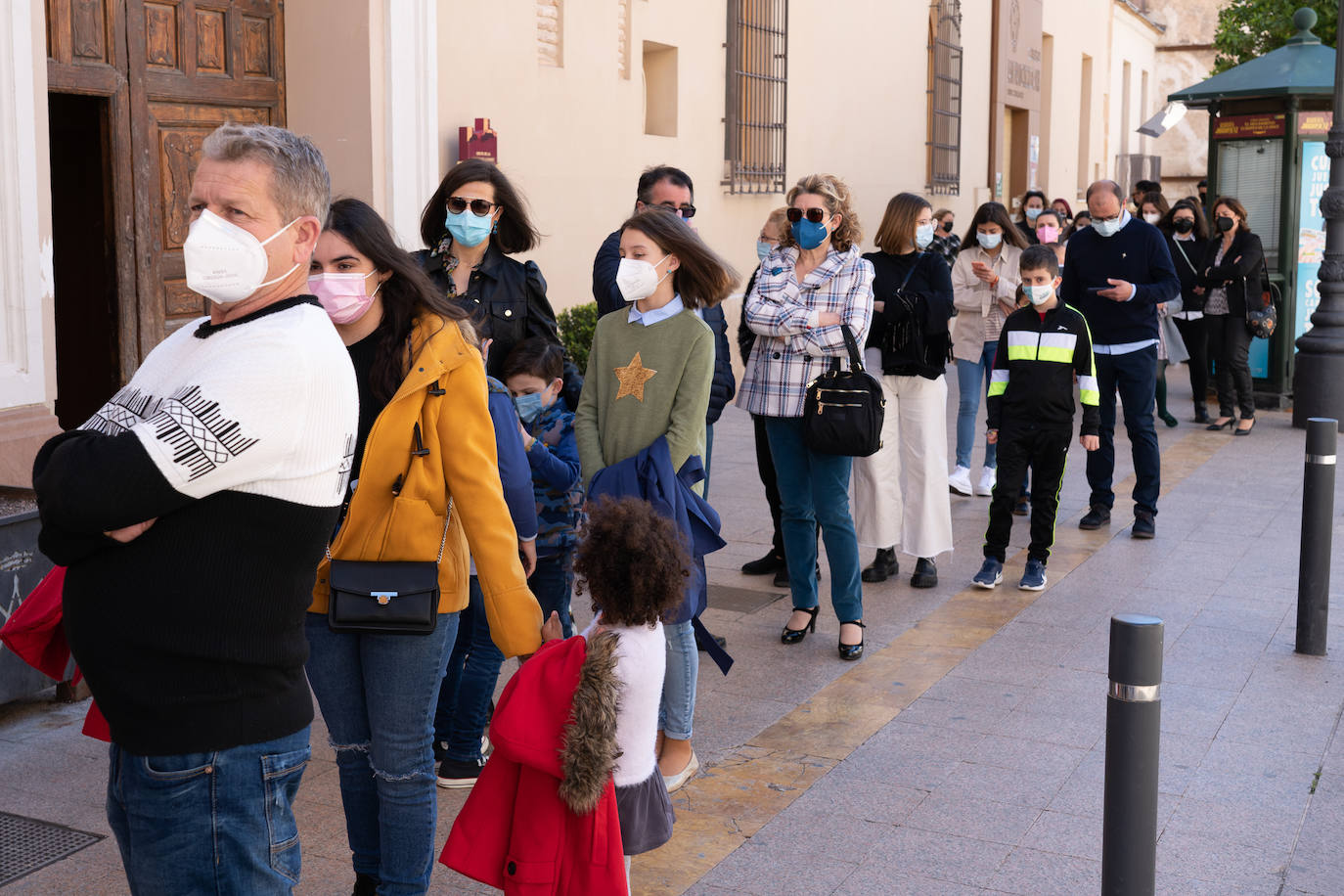 Fotos: Azules y blancos abren sus iglesias en el tradicional día del &#039;anuncio&#039; en Lorca