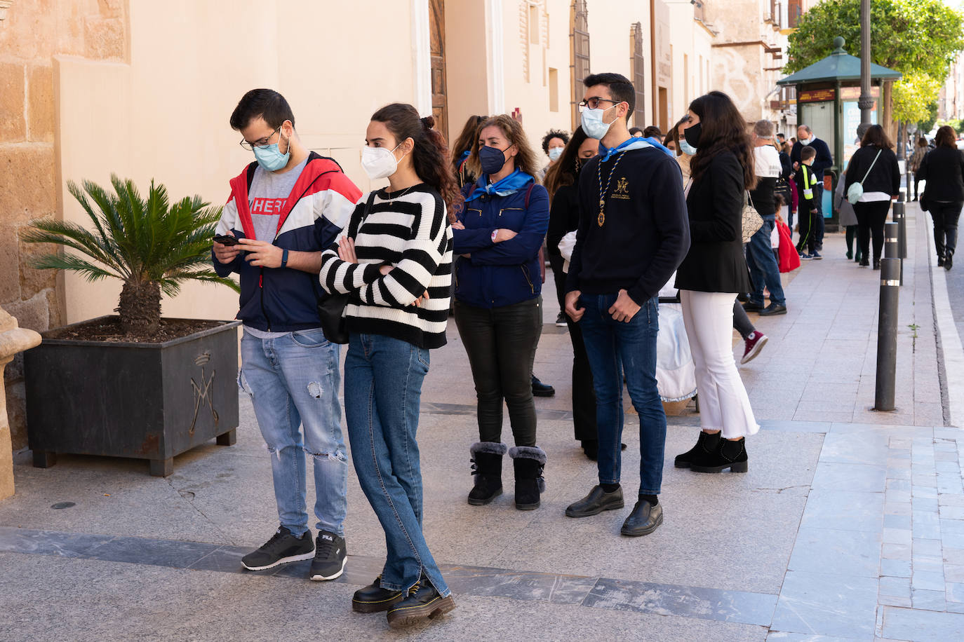 Fotos: Azules y blancos abren sus iglesias en el tradicional día del &#039;anuncio&#039; en Lorca